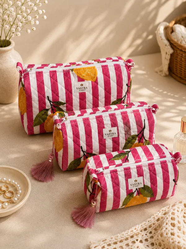 Pink_Stripe-Lemon_Cotton_Quilted_Pouch_Set_Of_3