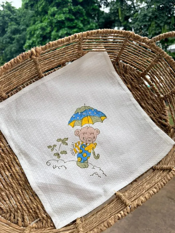 Rainy_Bear_Cotton_Handblock_Print_Hanky