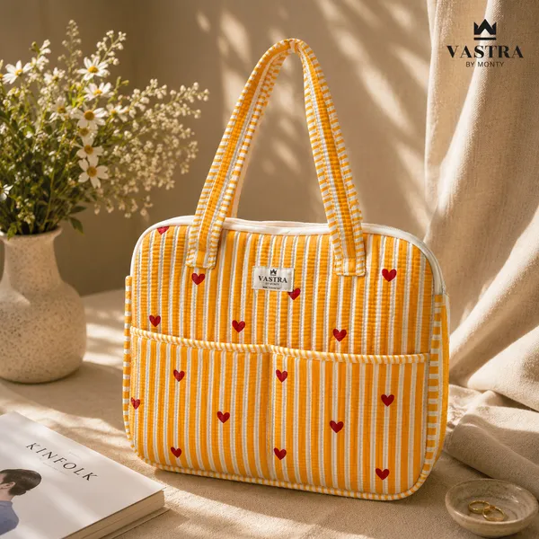 Rajwadi_Heartline_yellow_Stripes_Laptop_Bag_by_Vastra_by_Monty