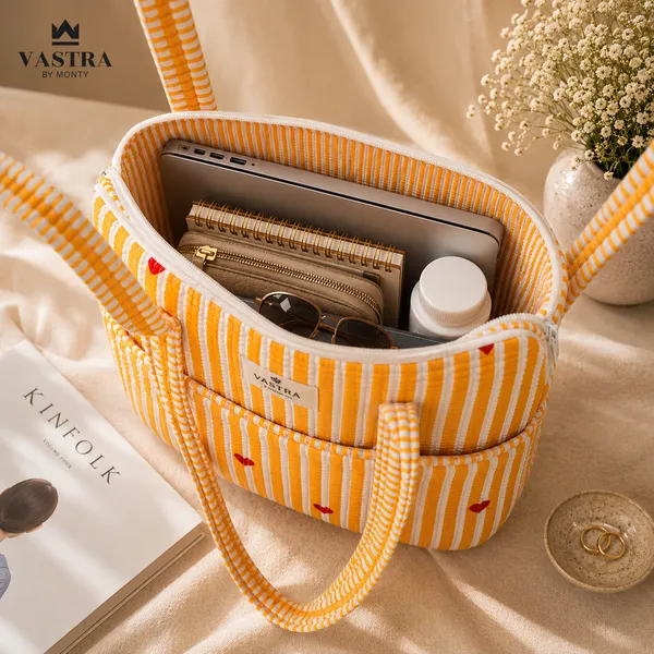 Rajwadi_Heartline_yellow_Stripes_Laptop_Bag_by_Vastra_by_Monty