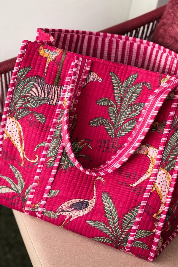 Rani_Jungle_Cotton_Handblocked_Quilted_Tote_Bag_By_Vastra_By_Monty_(Large)