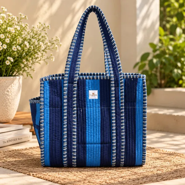 Small_Blue_Striped_Quilted_Tote_Bag