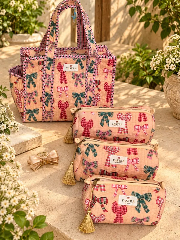 Small_Peach_Bow_Tote_&_Pouch_Combo