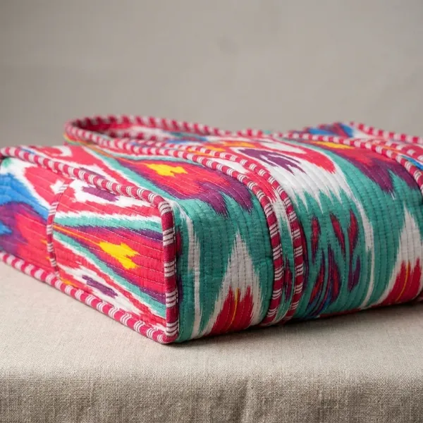 Multicolor_Ikat_Cotton_Handblocked_Quilted_Tote_Bag_(Medium)