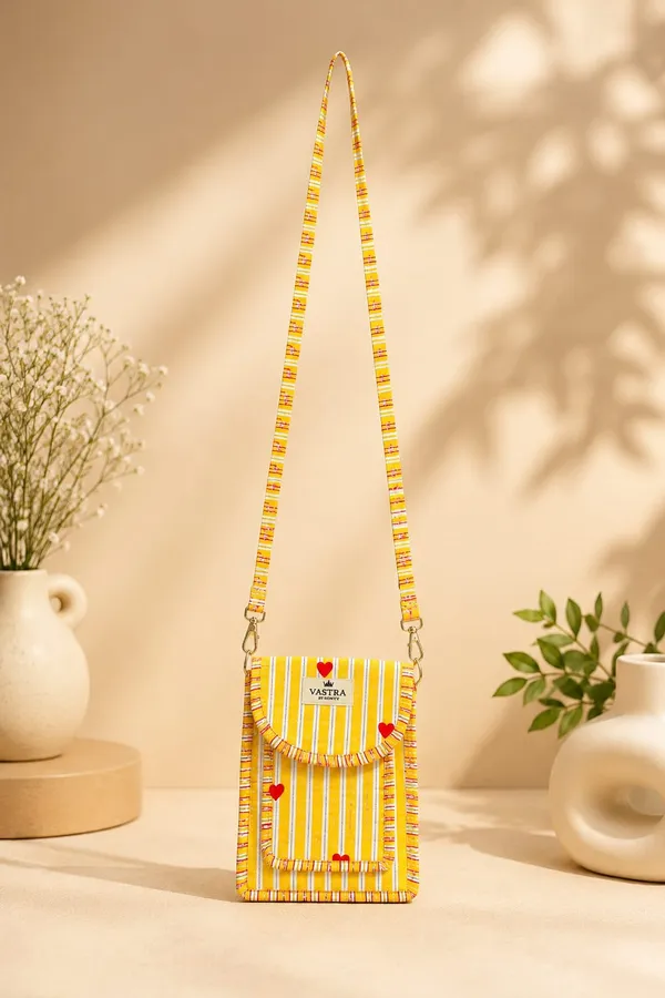 Rajwadi_Heartline_yellow_Stripes_Cotton_Quilted_Cross_Shoulder_Sling_Bag_by_Vastra_by_Monty