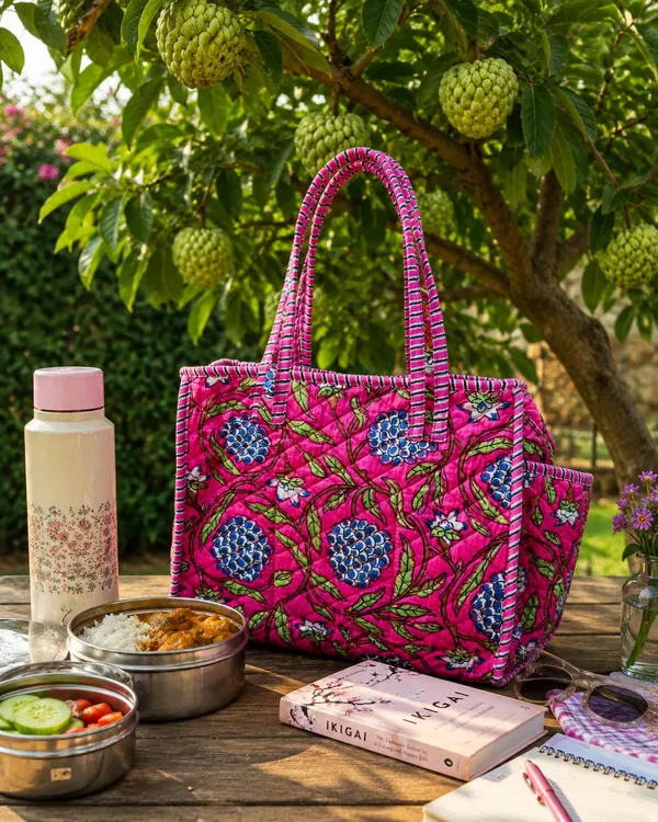 Pink_Sitafal_Cotton_Quilted_Small_Tote_