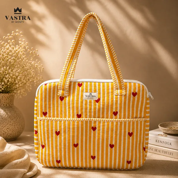 Rajwadi_Heartline_yellow_Stripes_Laptop_Bag_by_Vastra_by_Monty