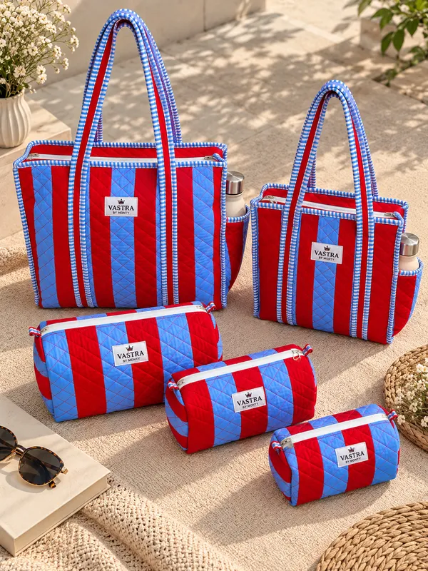 Red-Blue_Stripe_Tote_&_Pouch_Trio_Combo