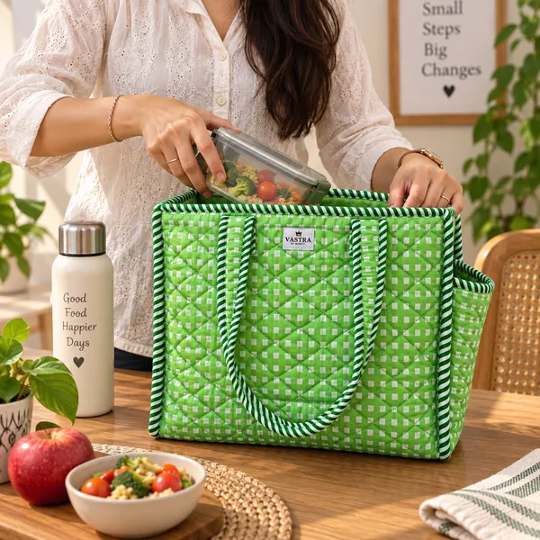 Small_Sage_Green_Check_Cotton_Quilted_Tote_Bag_
