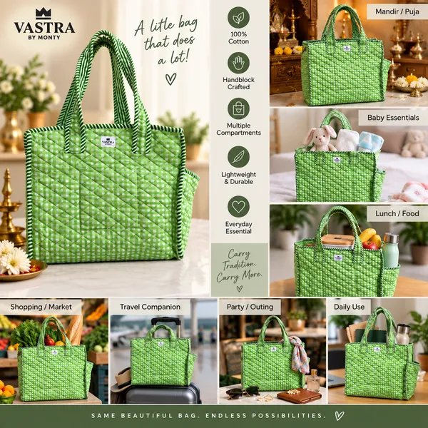 Small_Sage_Green_Check_Cotton_Quilted_Tote_Bag_