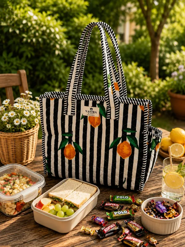 Black-Stripe_Lemon_Cotton_Quilted_Small_Tote_Bag