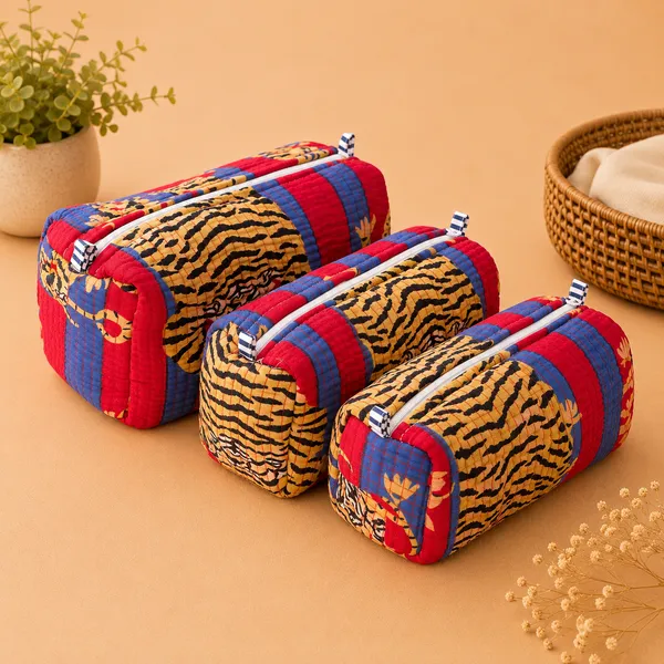 Royal_Tiger_Stripes__Handblocked_Quilted_Cotton_Pouch_Set_of_3