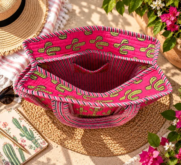 Small_Pink_Cactus_Cotton_Quilted_Tote_