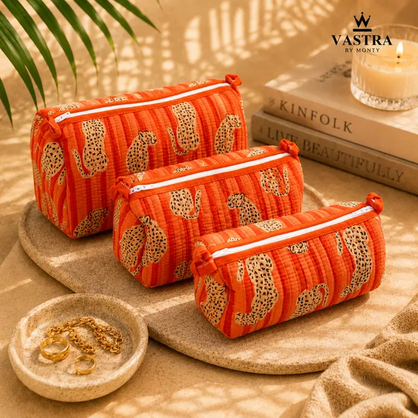 Orange_Stripe_Tiger__Handblocked_Cotton_Quilted_Pouch_Set_Of_3
