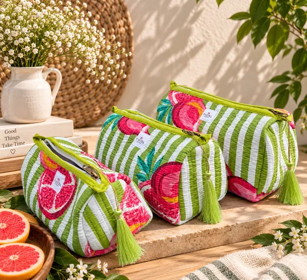 Stripe_Green_Citrus_Pouch_Set_Of_3