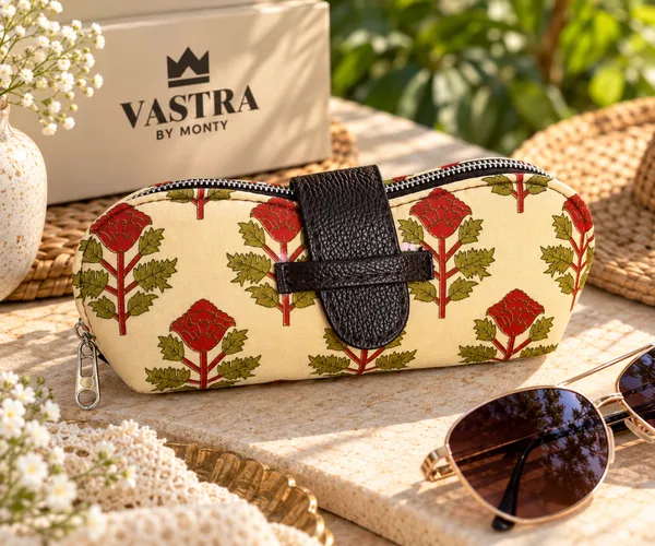 Pale_Yellow_Floral_Cotton_Handblocked_Structured_Sunglass_Case