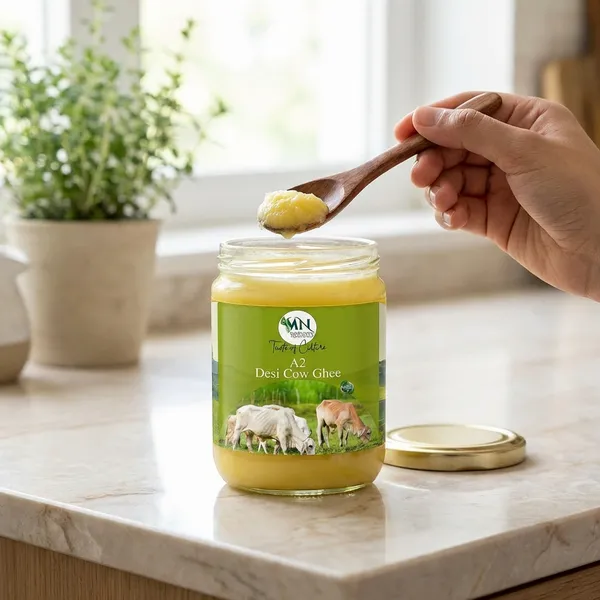 Besan_Ladoo_500G_And_A2_Gir_Cow_Ghee_Pure_And_Traditional_Bilona_Method_Desi_Cow_Ghee_Grass_Fed_And_Nutrient_Rich_A2_Ghee_For_Cooking_And_Ayurveda_Glass_Bottle_500Ml