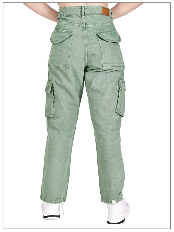 Sage_Green_Cotton_Blend_Cargo_Pants_For_Women