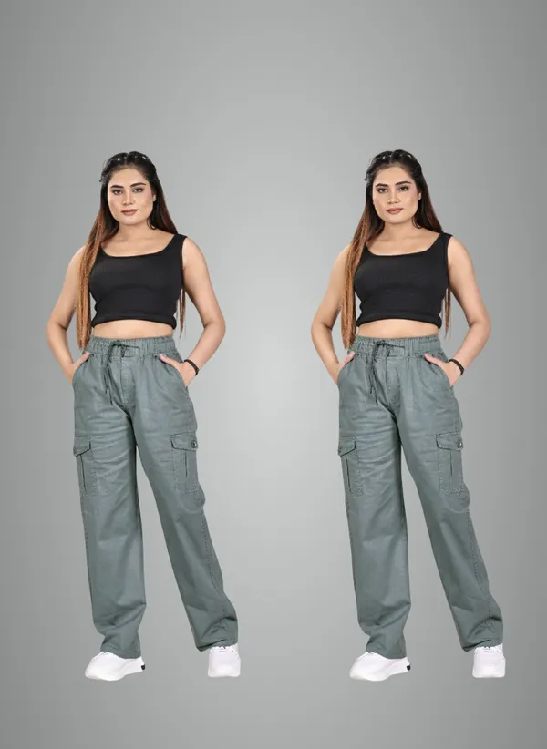 Sage_Green_Cotton_Cargo_Pants_For_Women