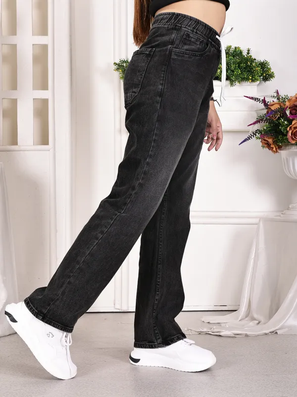 Black_Denim_Joggers_For_Women