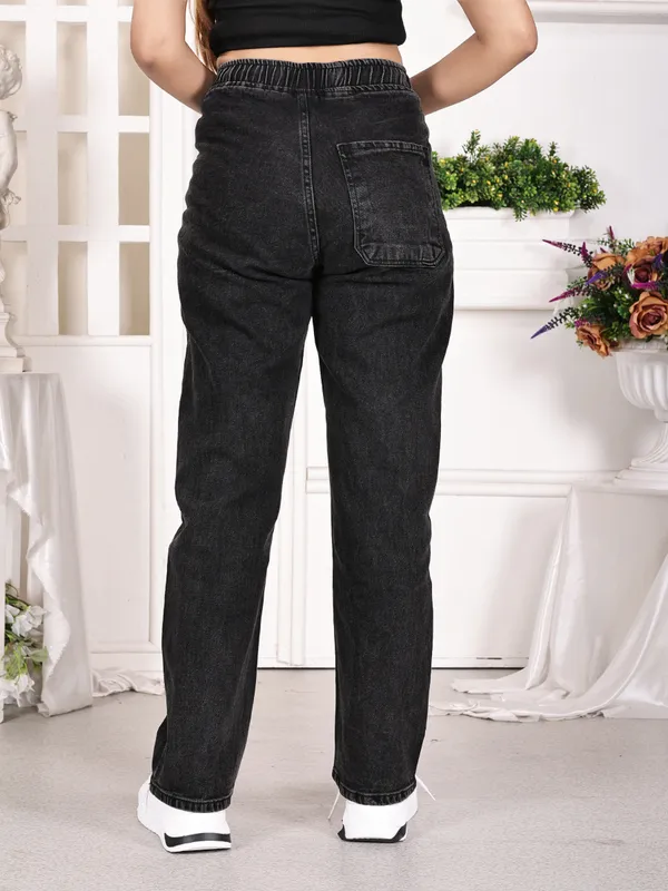 Black_Denim_Joggers_For_Women