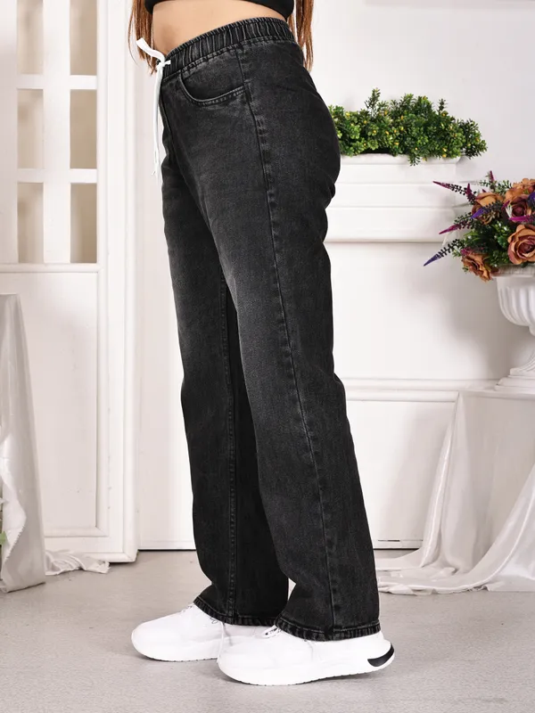Black_Denim_Joggers_For_Women