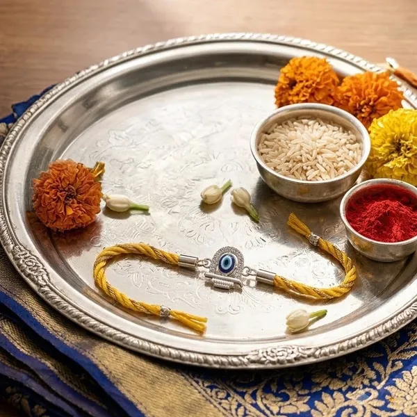 Premium_Handcrafted_Silver_Evil_Eye_Shiva_Rakhi_with_Twisted_Cord