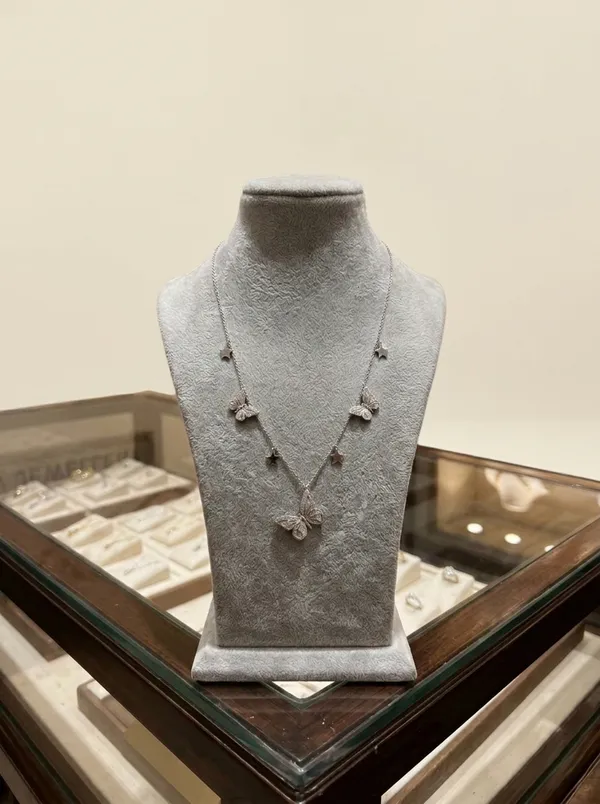 Silver_And_Rose_Gold_931_Sterling_Silver_Necklace_For_Women