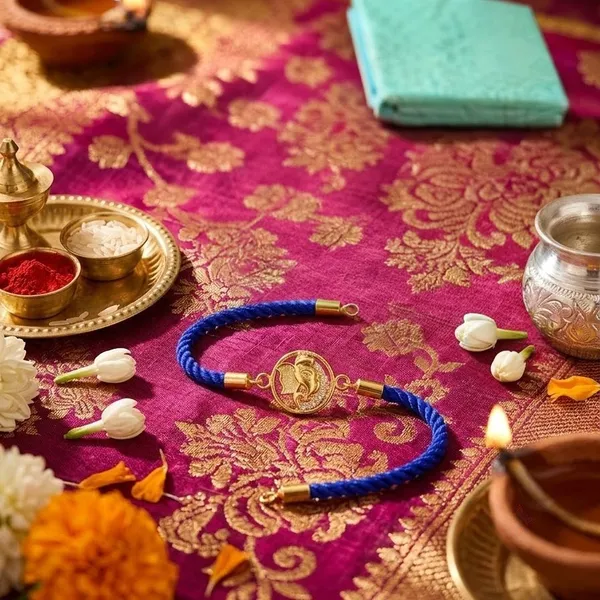 Premium_Handcrafted_Silver_Ganesha_Rakhi_with_Twisted_Cord