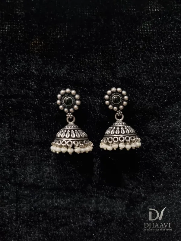 Green_925_Sterling_Silver_Earings_For_Women