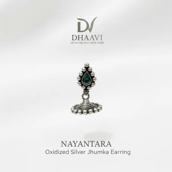 Green_925_Sterling_Silver_Earings_For_Women