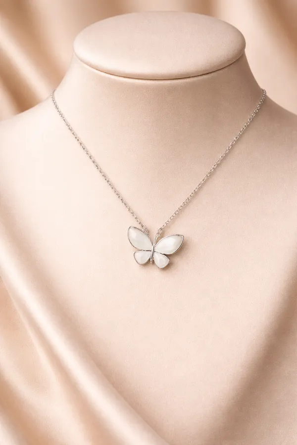 Silver_And_Rose_Gold_933_Sterling_Silver_Necklace_For_Women