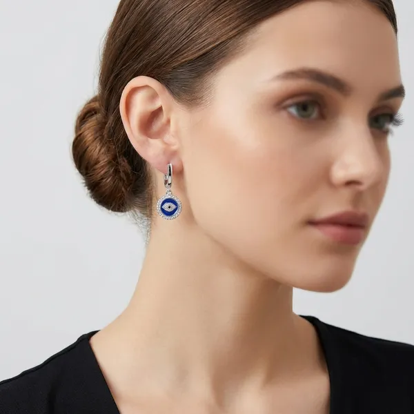 Blue_925_Sterling_Silver_Earings_For_Women