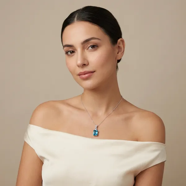 Blue_936_Sterling_Silver_Necklace_For_Women