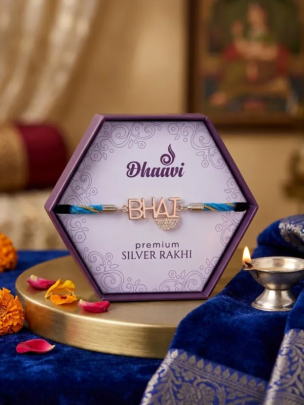 Premium_Handcrafted_Silver_BHAI_Rakhi_with_Twisted_Cord