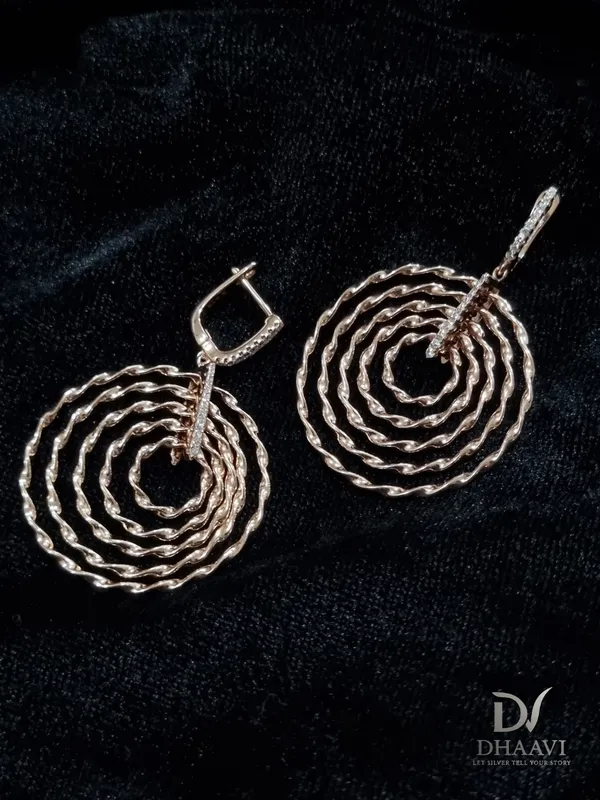 Copper_925_Sterling_Silver_Earings_For_Women