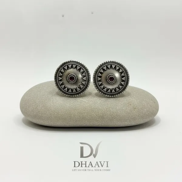 Red_925_Sterling_Silver_Earings_For_Women
