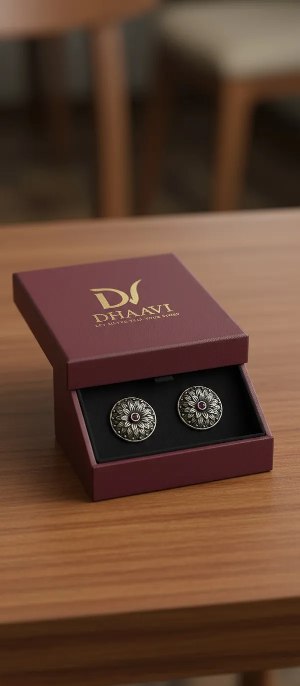 Red_925_Sterling_Silver_Earings_For_Women