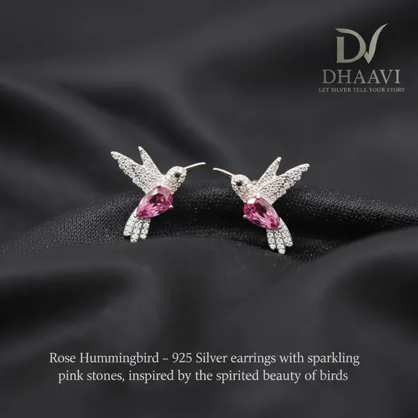 Pink_925_Sterling_Silver_Earings_For_Women