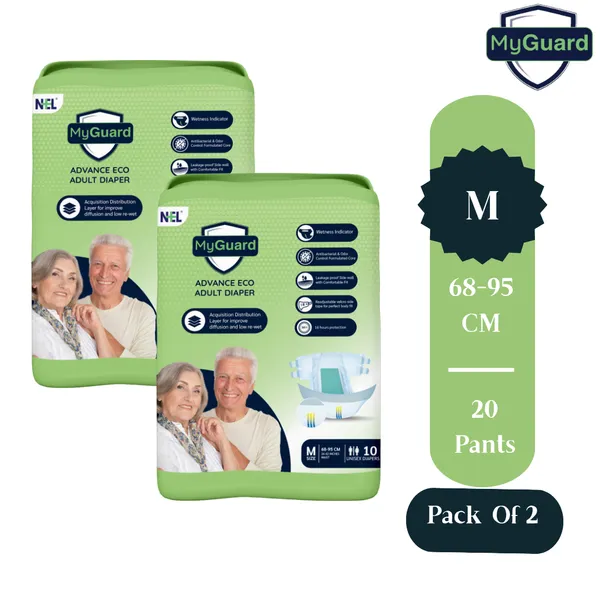 MYGUARD_Premium_Adult_Diaper_Tape_Style|_(Medium)_M_20_Count|_Waist_(68-95cm|26-42_Inch)|_Wetness_Indicator|_Extra_Absorbent|_Leak_Lock_&_Odor_Control|_Super_Soft_&_Comfortable|_Pack_of_2
