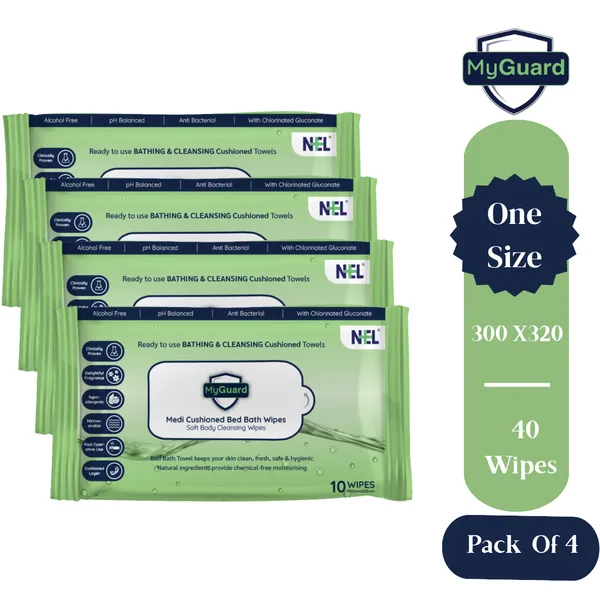 MyGuard_Bed_Bath_Adult_Wipes_For_Body_Sponging_And_Cleansing_-_10_Wipes/Pack_-_(Pack_of_4)_Total_-_40_Wipes