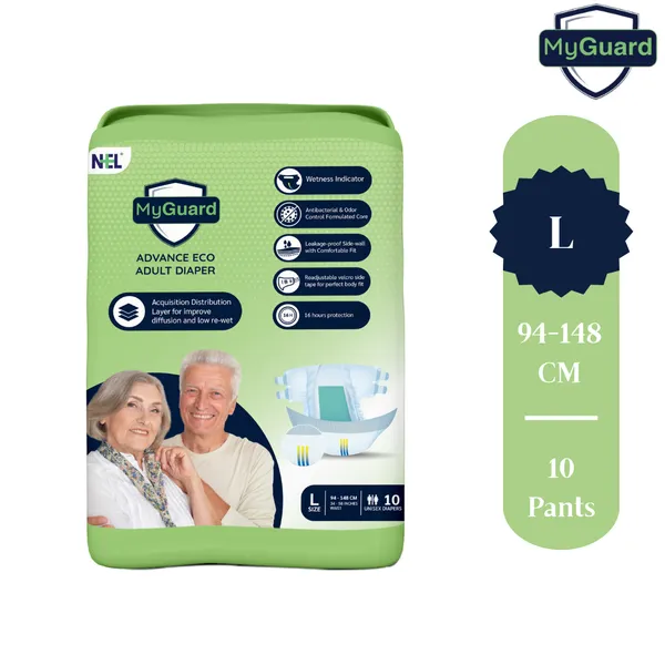 MYGUARD_Premium_Adult_Diaper_Tape_Style|_(Large)_L_10_Count|_Waist_(94-148cm|34-58_Inch)|_Wetness_Indicator|_Extra_Absorbent|_Leak_Lock_&_Odor_Control|_Super_Soft_&_Comfortable|_Pack_of_1