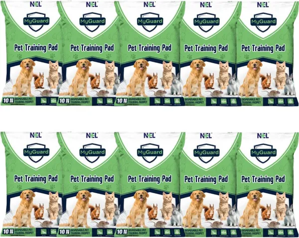 Myguard_Pet_Training_Pad_|_Ultra_Soft_|_Super_Absorbent_|_Leak-Proof_Protection_|_(100_Pieces)_Pack_of_10