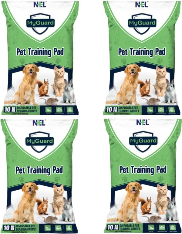 Myguard_Pet_Training_Pad_|_Ultra_Soft_|_Super_Absorbent_|_Leak-Proof_Protection_|_(40_Pieces)_Pack_of_4
