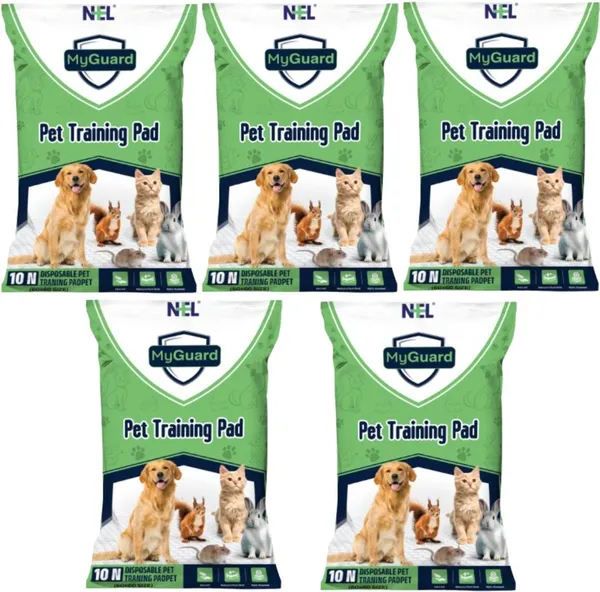 Myguard_Pet_Training_Pad_|_Ultra_Soft_|_Super_Absorbent_|_Leak-Proof_Protection_|_(50_Pieces)_Pack_of_5