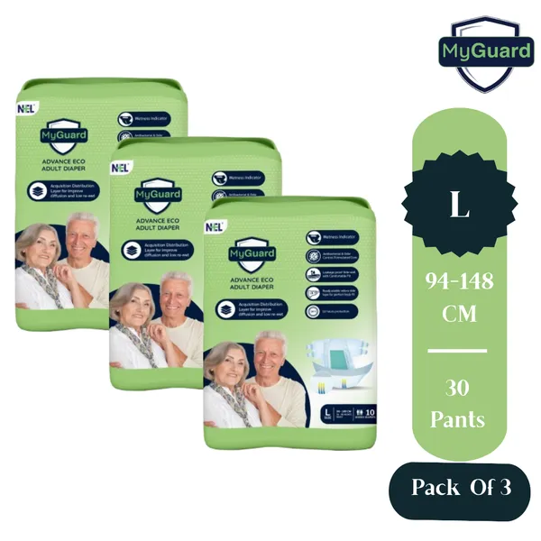 MYGUARD_Premium_Adult_Diaper_Tape_Style|_(Large)_L_30_Count|_Waist_(94-148cm|34-58_Inch)|_Wetness_Indicator|_Extra_Absorbent|_Leak_Lock_&_Odor_Control|_Super_Soft_&_Comfortable|_Pack_of_3