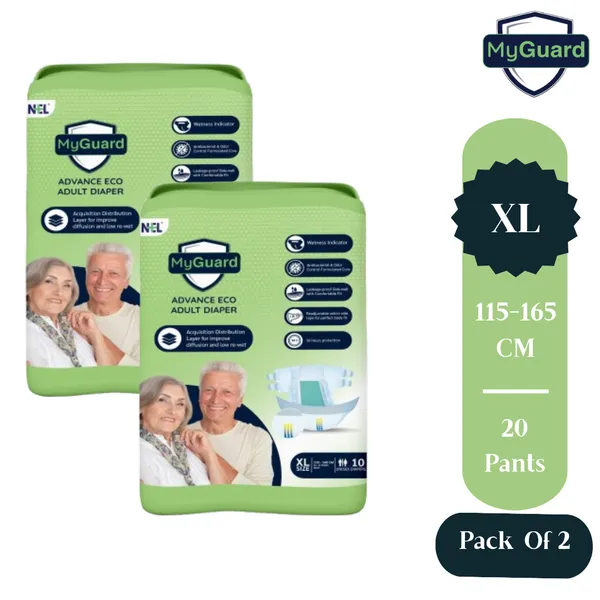 MYGUARD_Premium_Adult_Diaper_Tape_Style|_(Extra_Large)_XL_20_Count|_Waist_(115-165cm|46-64_Inch)|_Wetness_Indicator|_Extra_Absorbent|_Leak_Lock_&_Odor_Control|_Super_Soft_&_Comfortable|_Pack_of_2