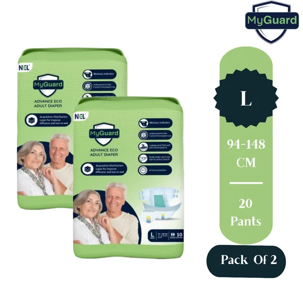 MYGUARD_Premium_Adult_Diaper_Tape_Style|_(Large)_L_20_Count|_Waist_(94-148cm|34-58_Inch)|_Wetness_Indicator|_Extra_Absorbent|_Leak_Lock_&_Odor_Control|_Super_Soft_&_Comfortable|_Pack_of_2