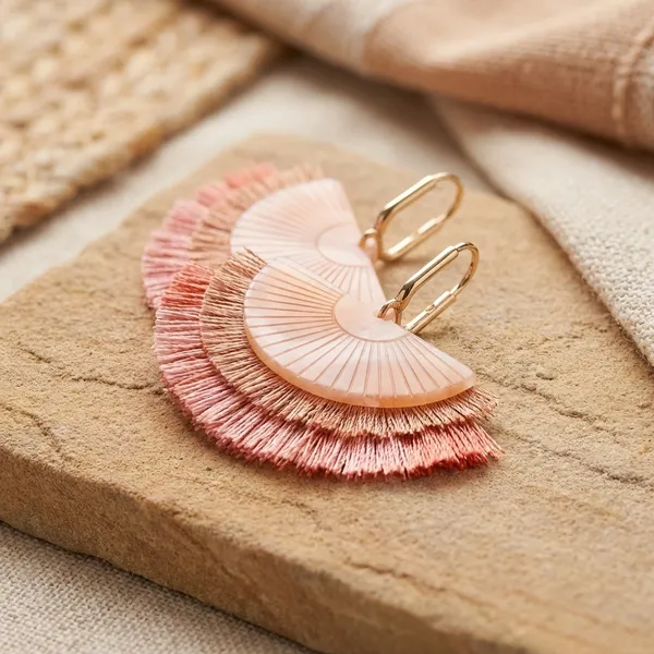 Multicolor_Gold_Pastel_Tassel_Earrings_For_Women