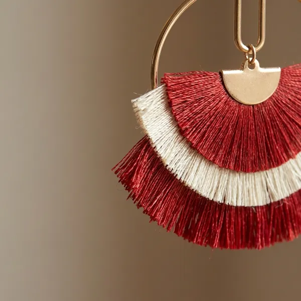 Multicolor_Gold_Tassel_Earrings_For_Women